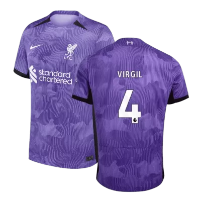 VIRGIL #4 Liverpool Third Away Soccer Jersey 2023/24 | Gogoalshop