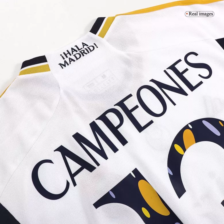 CAMPEONES #13 Real Madrid Campeones Supercopa Home Soccer Jersey 2023/24 - gogoalshop