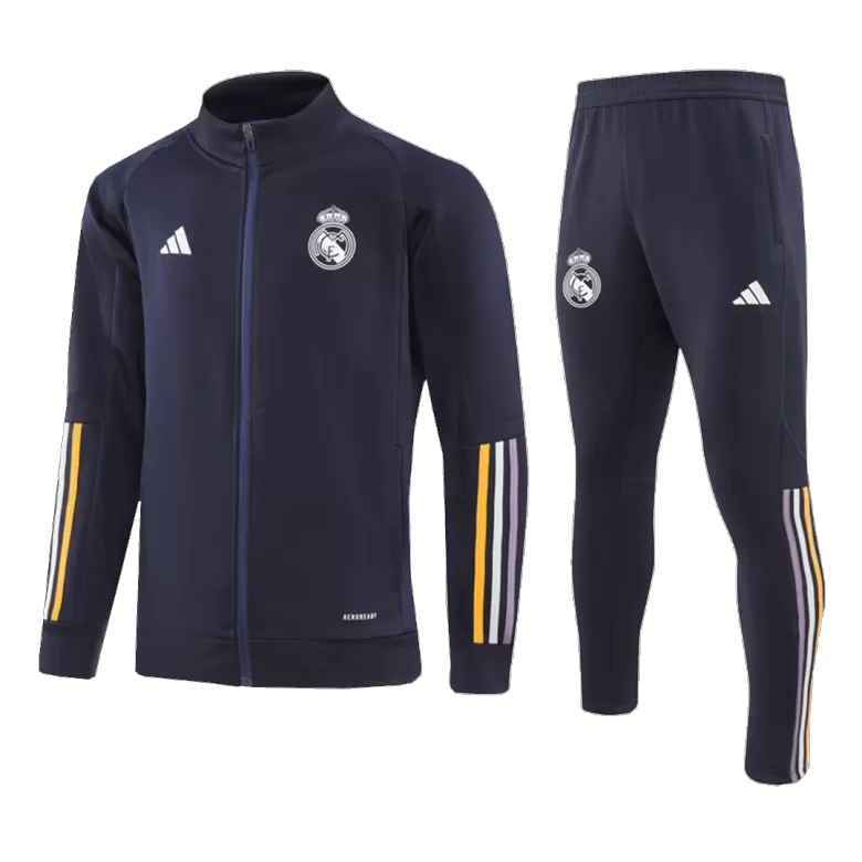 Real Madrid Jacket Tracksuit 2023/24 Kids Navy - gogoalshop