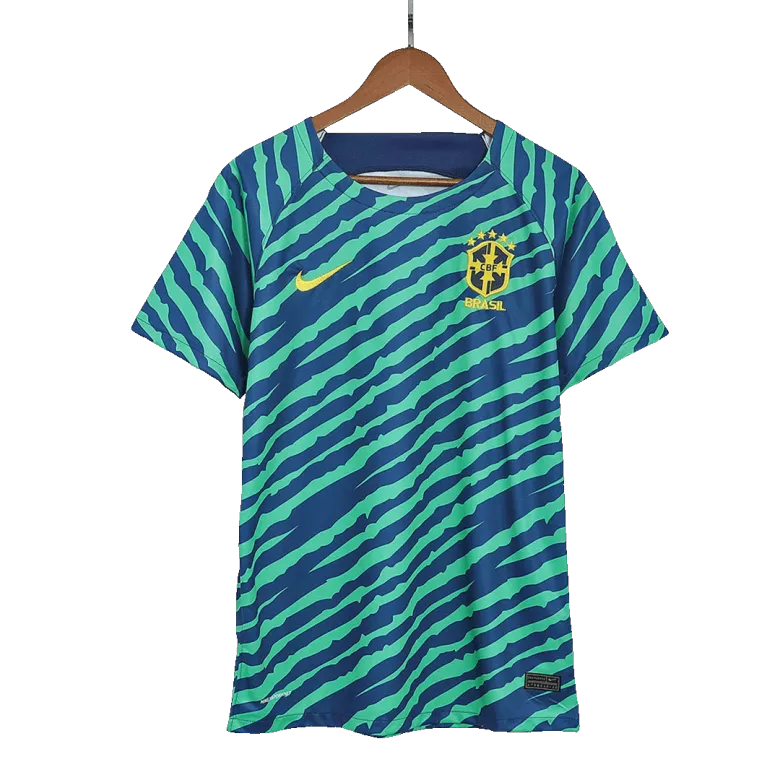Brazil Pre-Match Soccer Jersey 2022 - gogoalshop