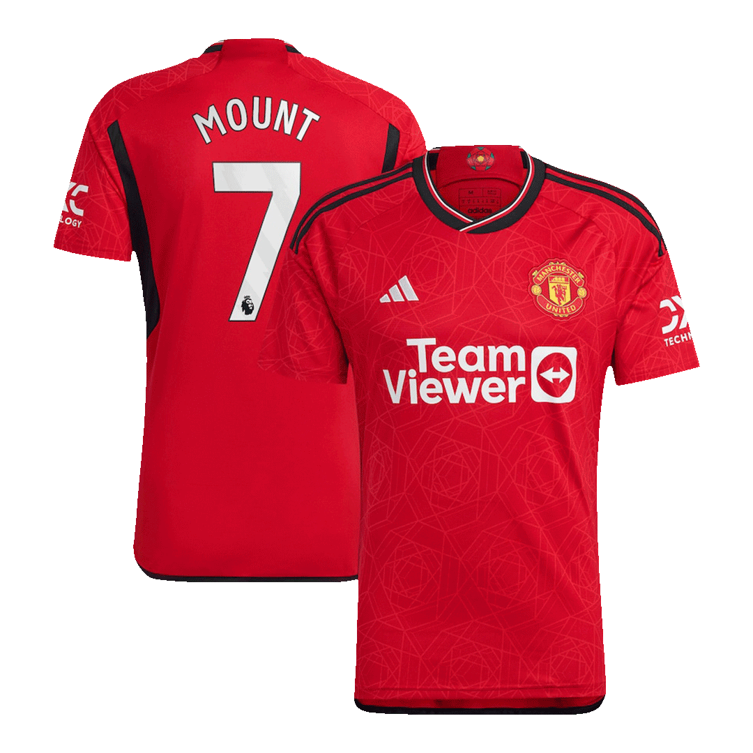 MOUNT #7 Manchester United Home Soccer Jersey 2023/24 - gogoalshop