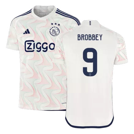 BROBBEY #9 Ajax Away Soccer Jersey 2023/24 - gogoalshop