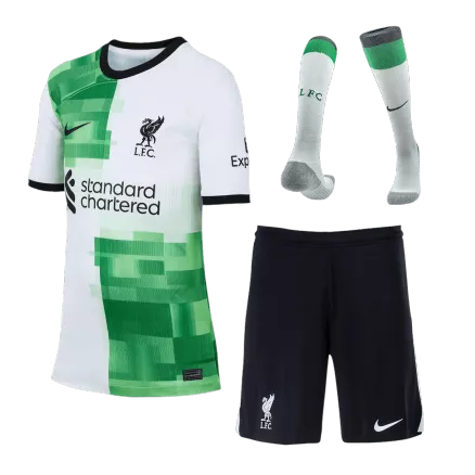 Liverpool Away Kids Jerseys Full Kit 2023/24 - gogoalshop