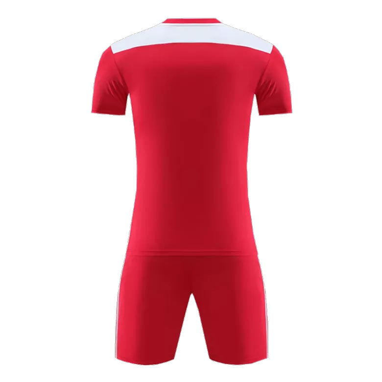 Customize Team Jersey Kit(Shirt+Short) Red AD821 - gogoalshop