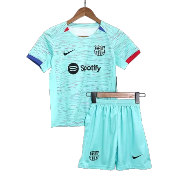 Barcelona Third Away Kids Soccer Jerseys Kit 2023/24 - gogoalshop