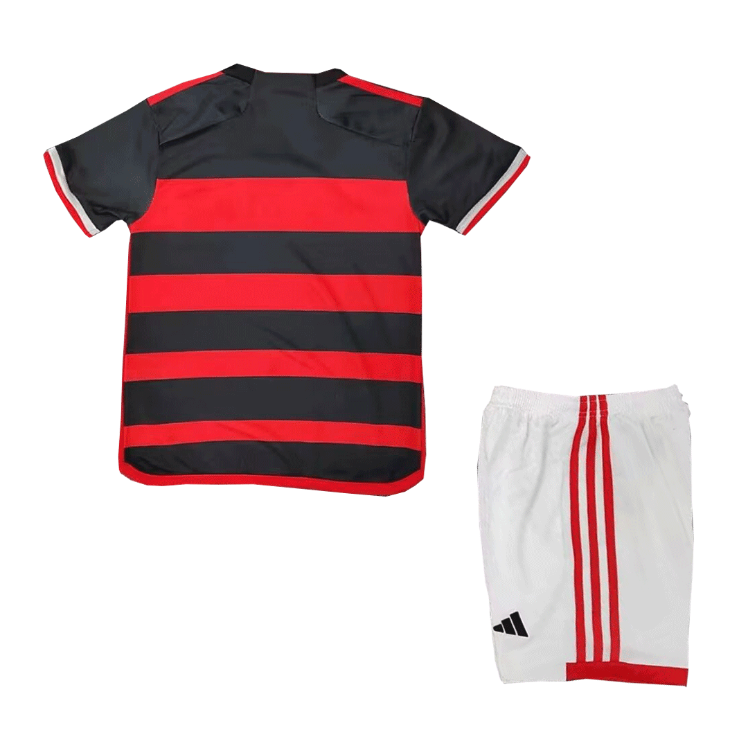 CR Flamengo Home Kids Soccer Jerseys Kit - gogoalshop