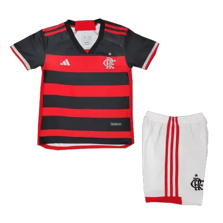 CR Flamengo Home Kids Soccer Jerseys Kit 2024/25 - gogoalshop