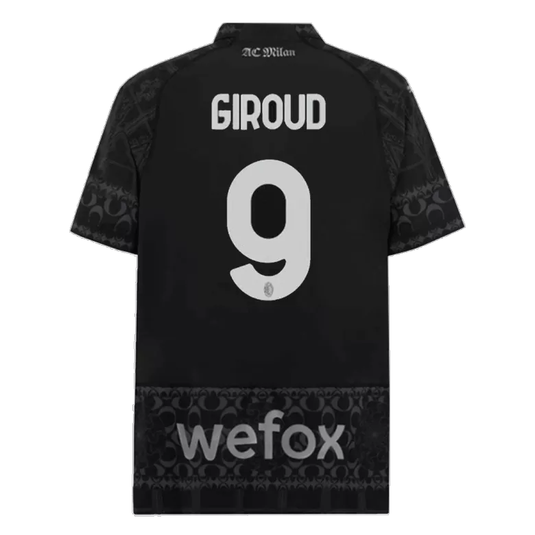 GIROUD #9 AC Milan X Pleasures Fourth Away Soccer Jersey 2023/24 - gogoalshop