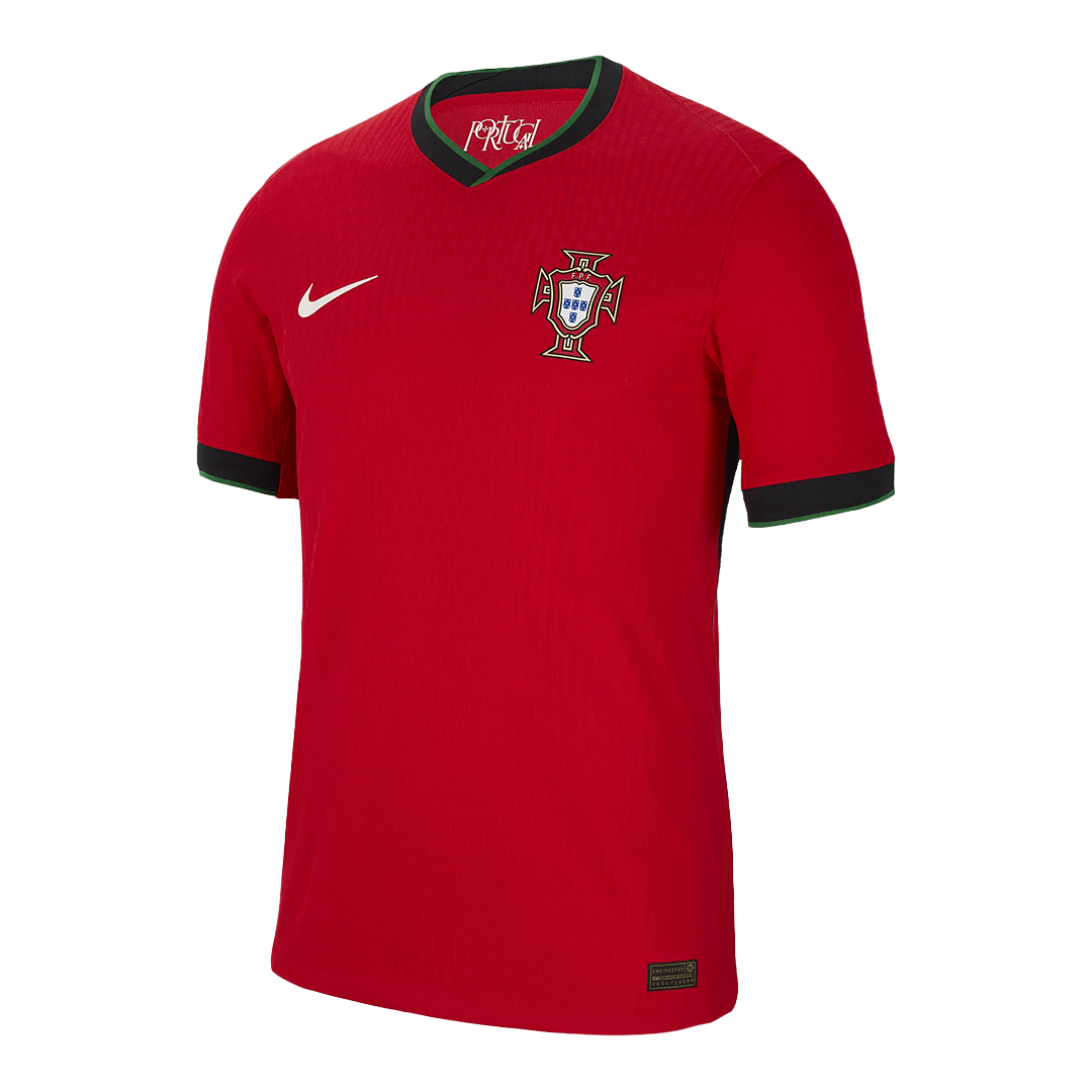Portugal Home Authentic Soccer Jersey EURO - gogoalshop