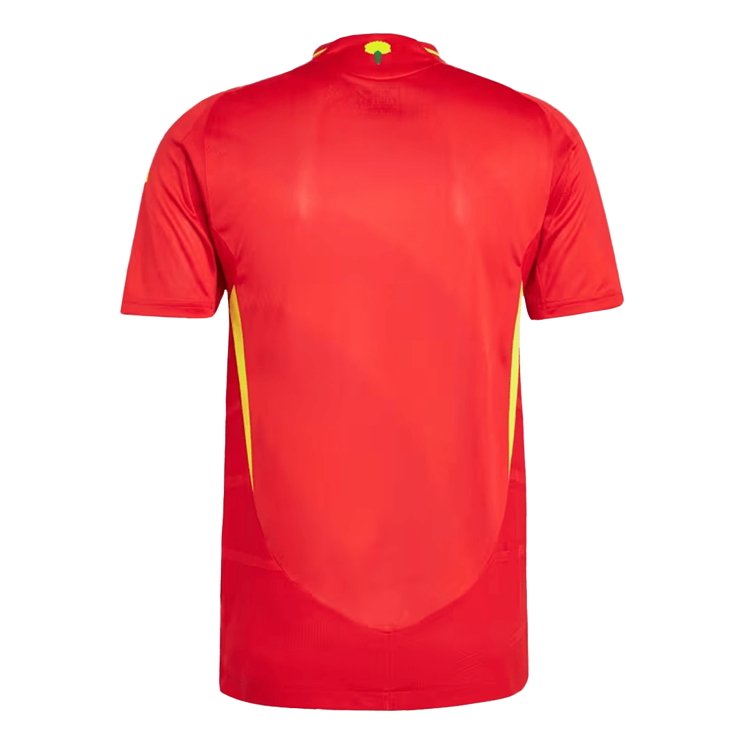 Spain Home Authentic Soccer Jersey EURO - gogoalshop