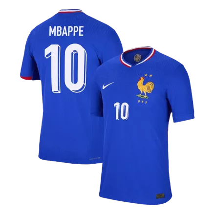 MBAPPE #10 France Home Authentic Soccer Jersey EURO 2024 - gogoalshop