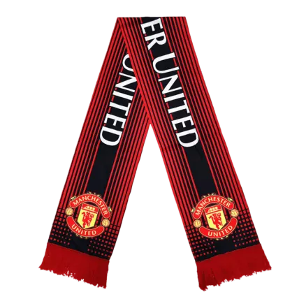 Manchester United Soccer Scarf Red - gogoalshop