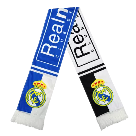 Real Madrid Soccer Scarf Blue&White - gogoalshop