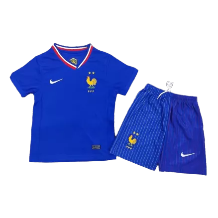 France Home Kids Soccer Jerseys Kit EURO 2024 - gogoalshop