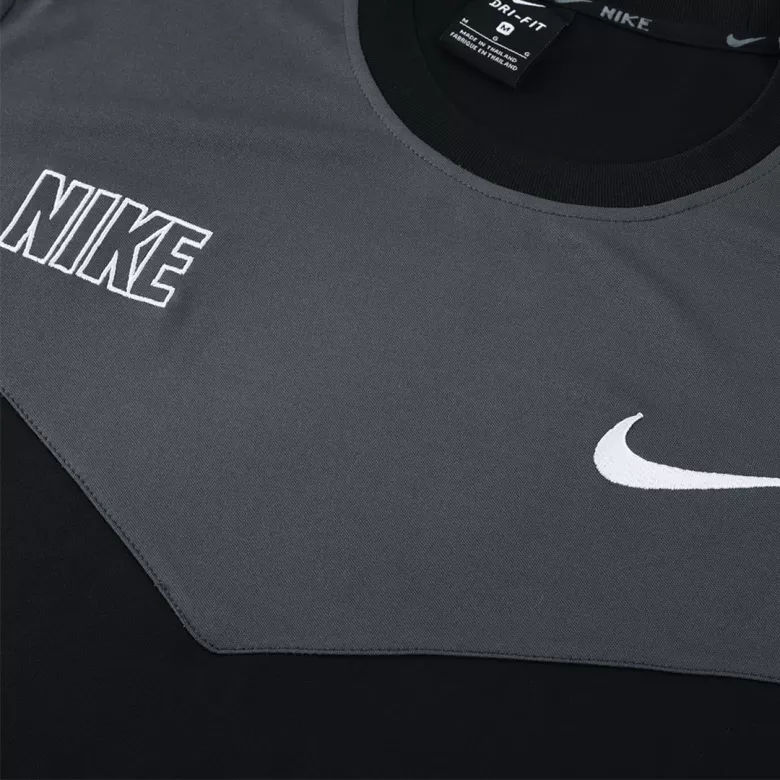 NK-ND03 Customize Team Jersey Kit(Shirt+Short) Black&Gray - gogoalshop
