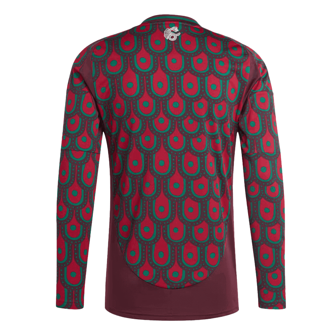 Mexico Home Long Sleeve Soccer Jersey Copa America - gogoalshop