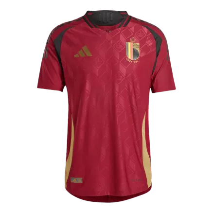 Belgium Home Authentic Soccer Jersey EURO 2024 - gogoalshop