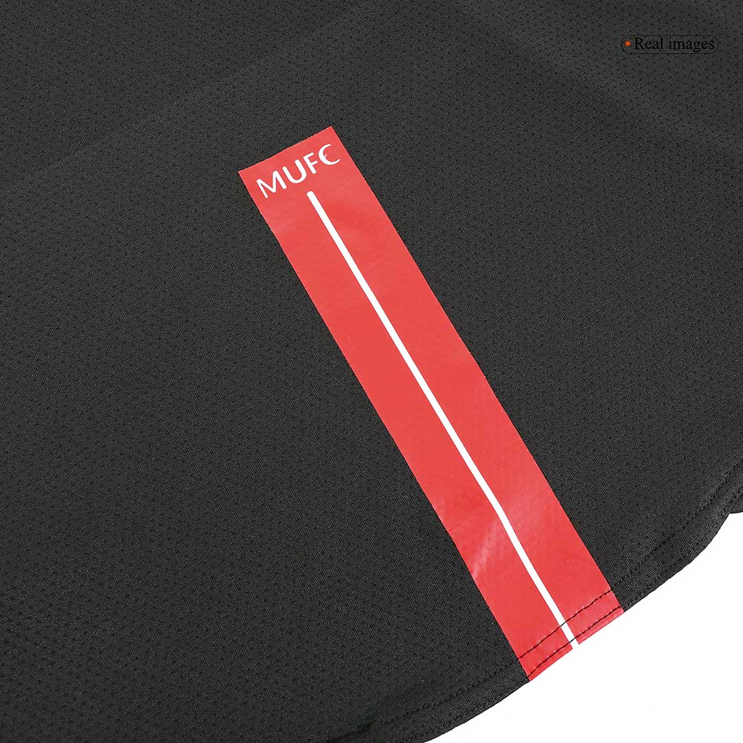 Retro Soccer Jersey Manchester United Away Long Sleeve 2007/08 - gogoalshop