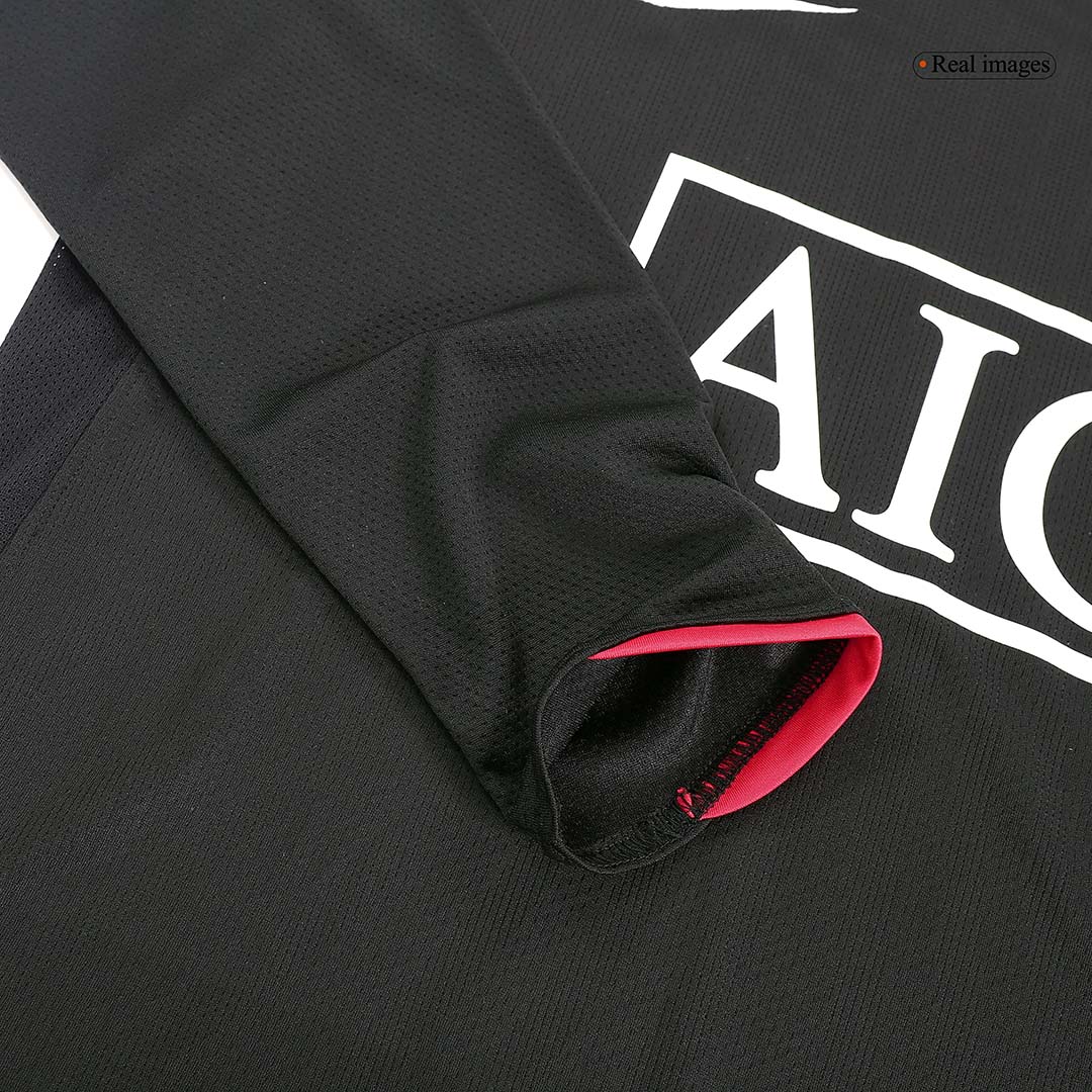 Retro Soccer Jersey Manchester United Away Long Sleeve 2007/08 - gogoalshop