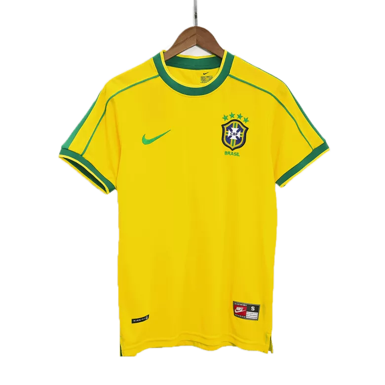 Vintage Soccer Jersey Brazil Home 1998 - gogoalshop