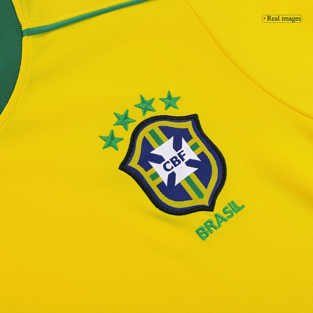 Retro Soccer Jersey Brazil Home 1998 - gogoalshop