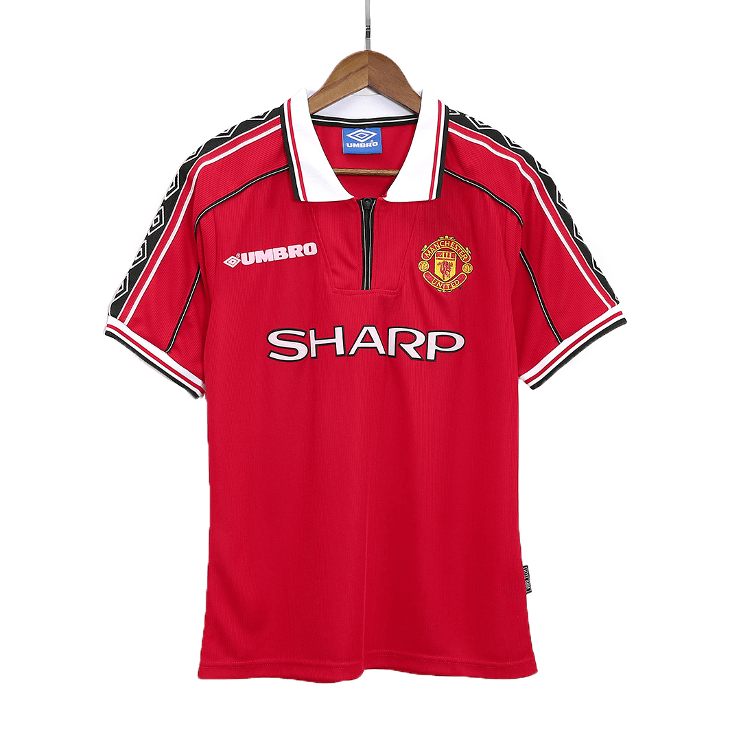 Retro Soccer Jersey Manchester United Home 98/00 - gogoalshop