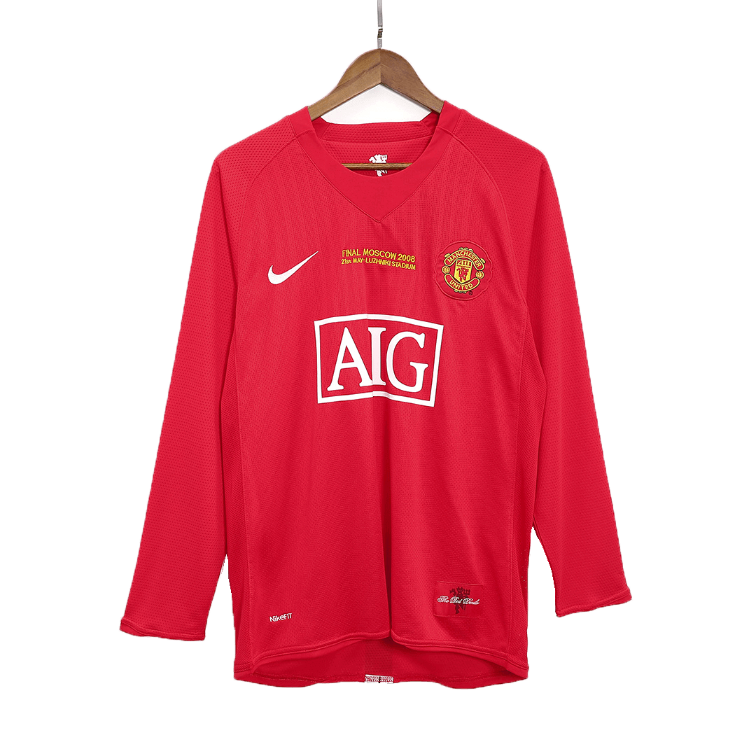 Retro Jersey Manchester United Home 2007/08 UCL - gogoalshop