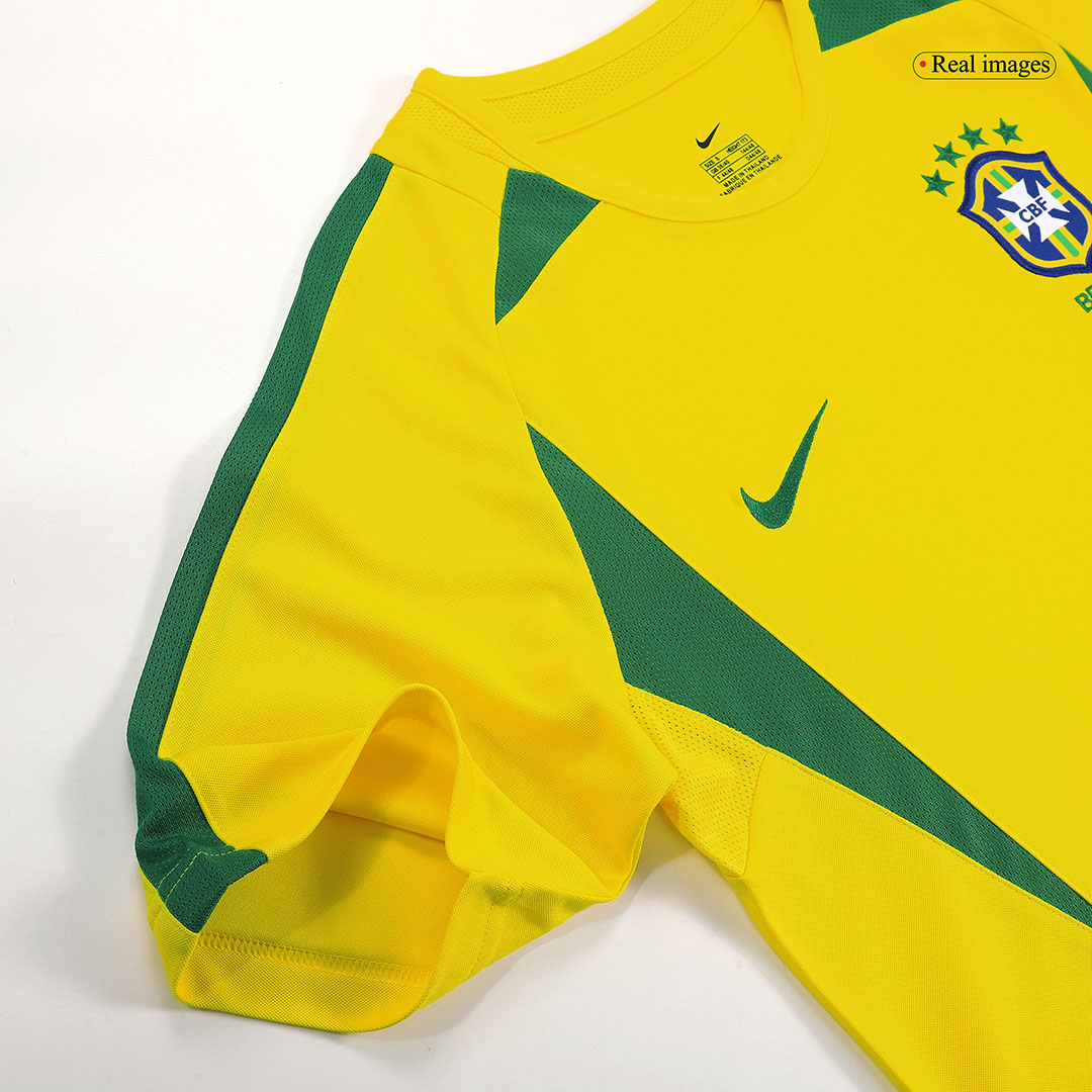 Retro Soccer Jersey Brazil Home 2002/03 - gogoalshop