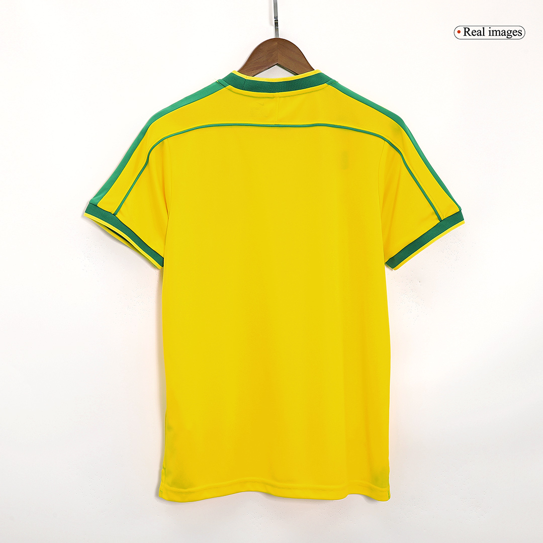 Retro Soccer Jersey Brazil Home 1998 - gogoalshop