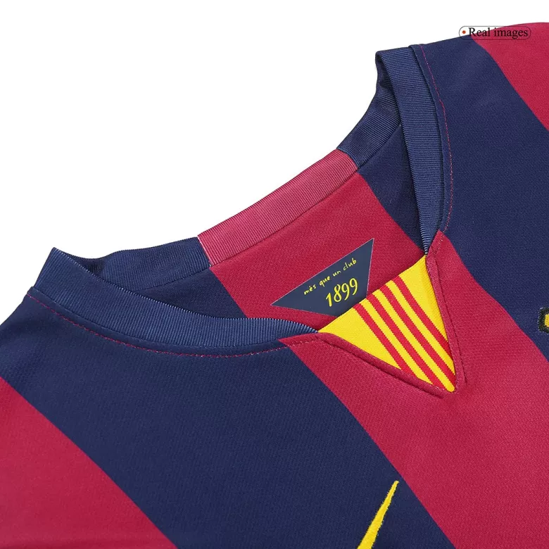 Vintage Soccer Jersey Barcelona Home 2014/15 - gogoalshop