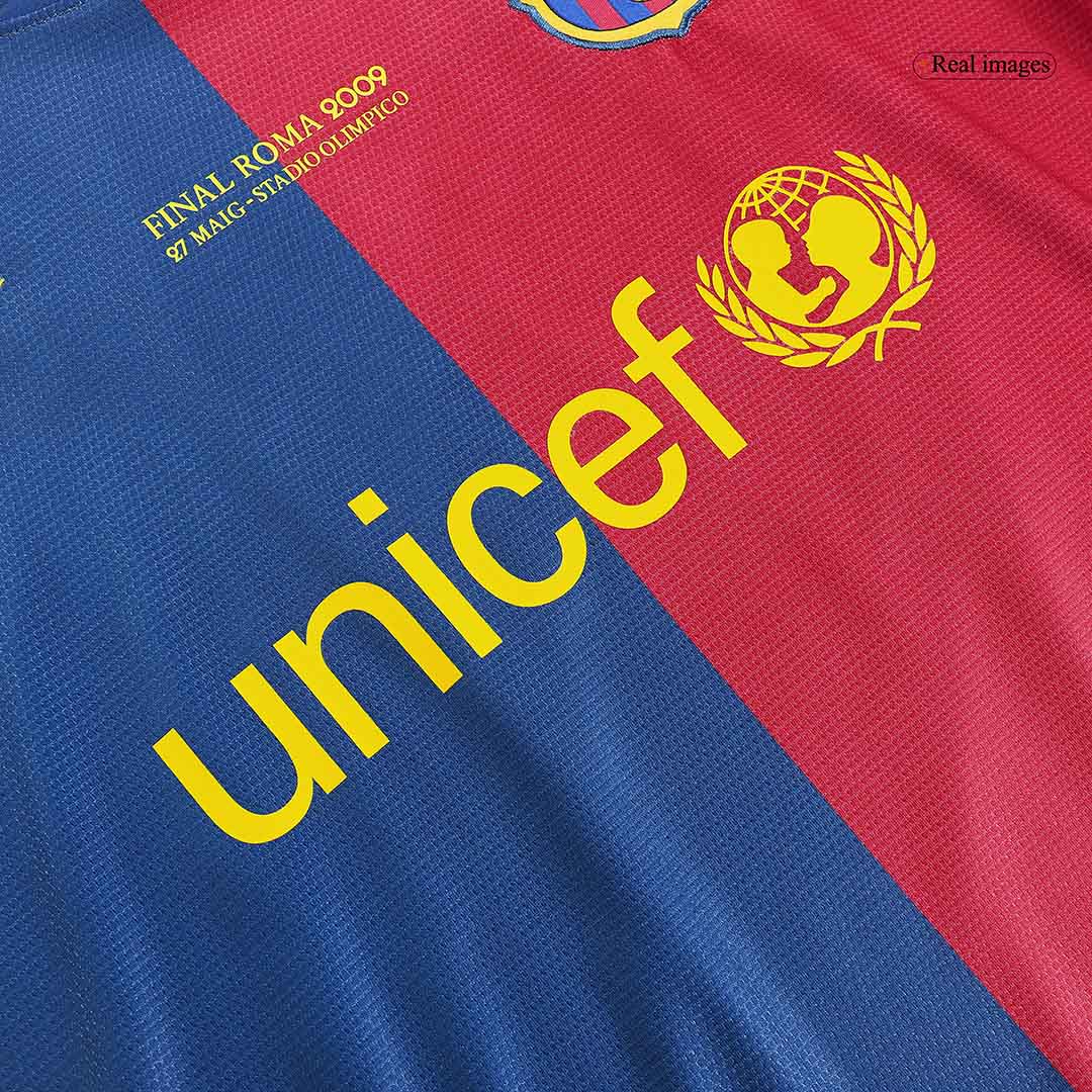 Retro Soccer Jersey Barcelona Home 2008/09 - UCL Final - gogoalshop