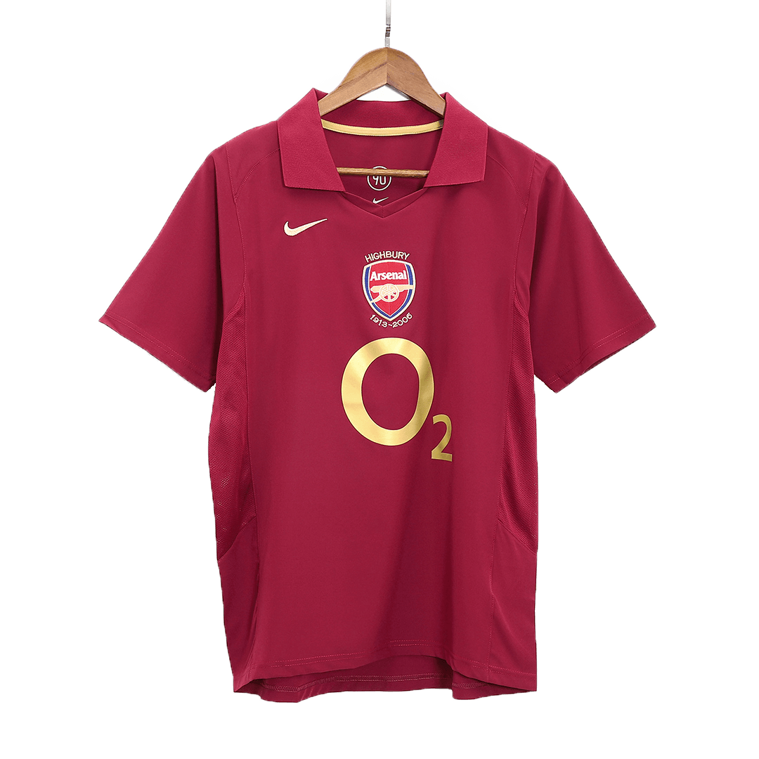 Retro Soccer Jersey Arsenal Home 2005/06 - gogoalshop
