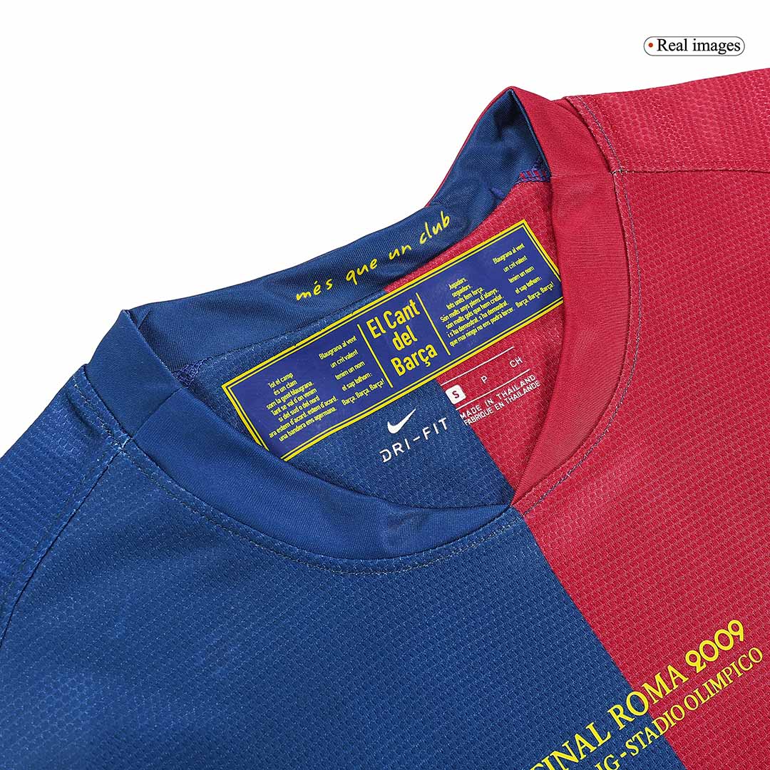 Retro Soccer Jersey Barcelona Home 2008/09 - UCL Final - gogoalshop