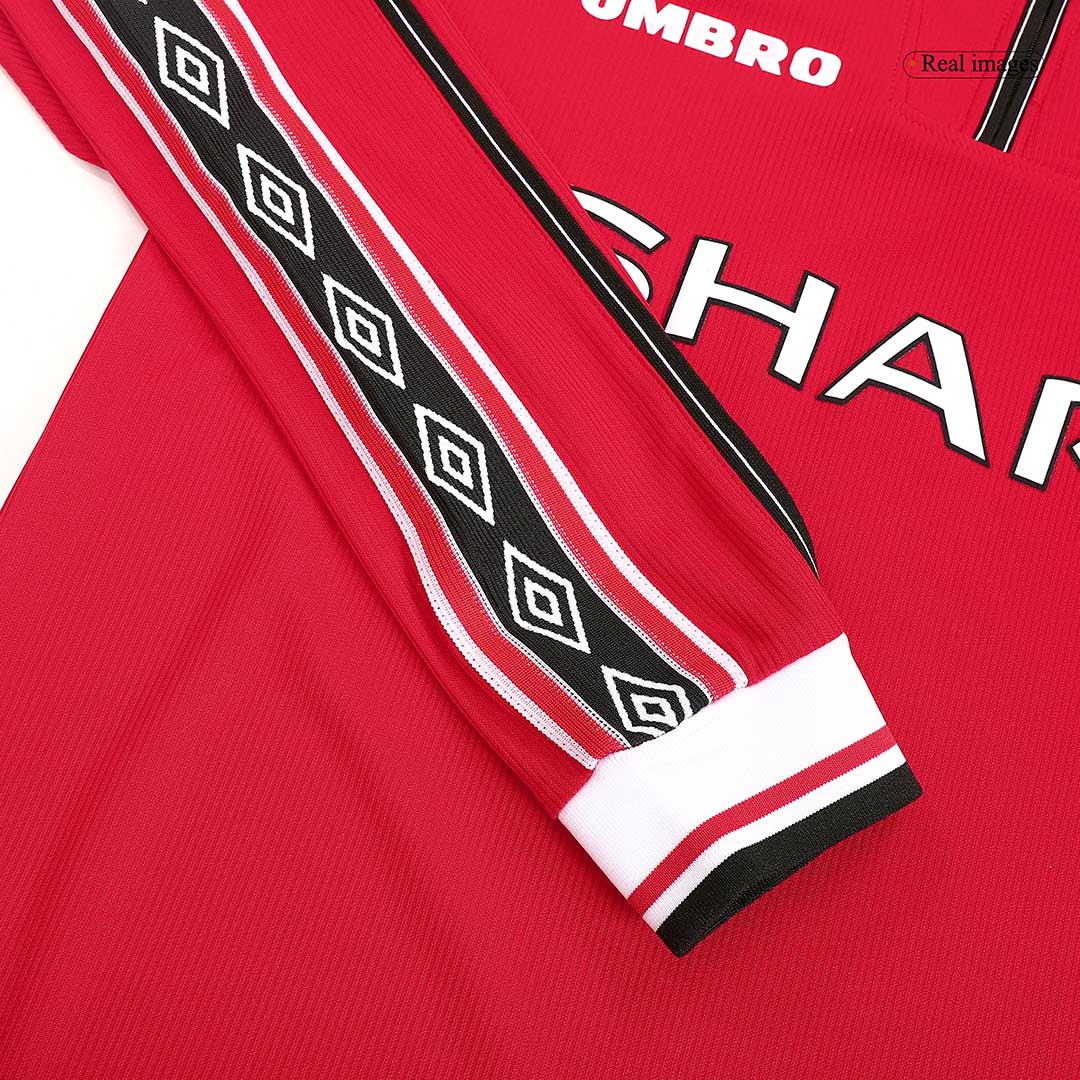 Retro Jersey Manchester United Home Long Sleeve 1998/99 - gogoalshop