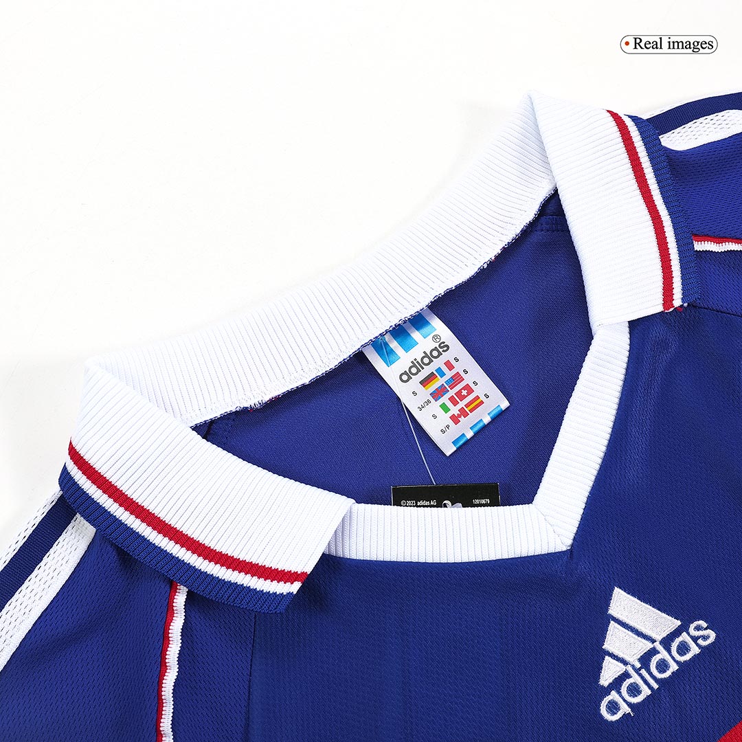 Retro Soccer Jersey France Home World Cup 1998 - gogoalshop