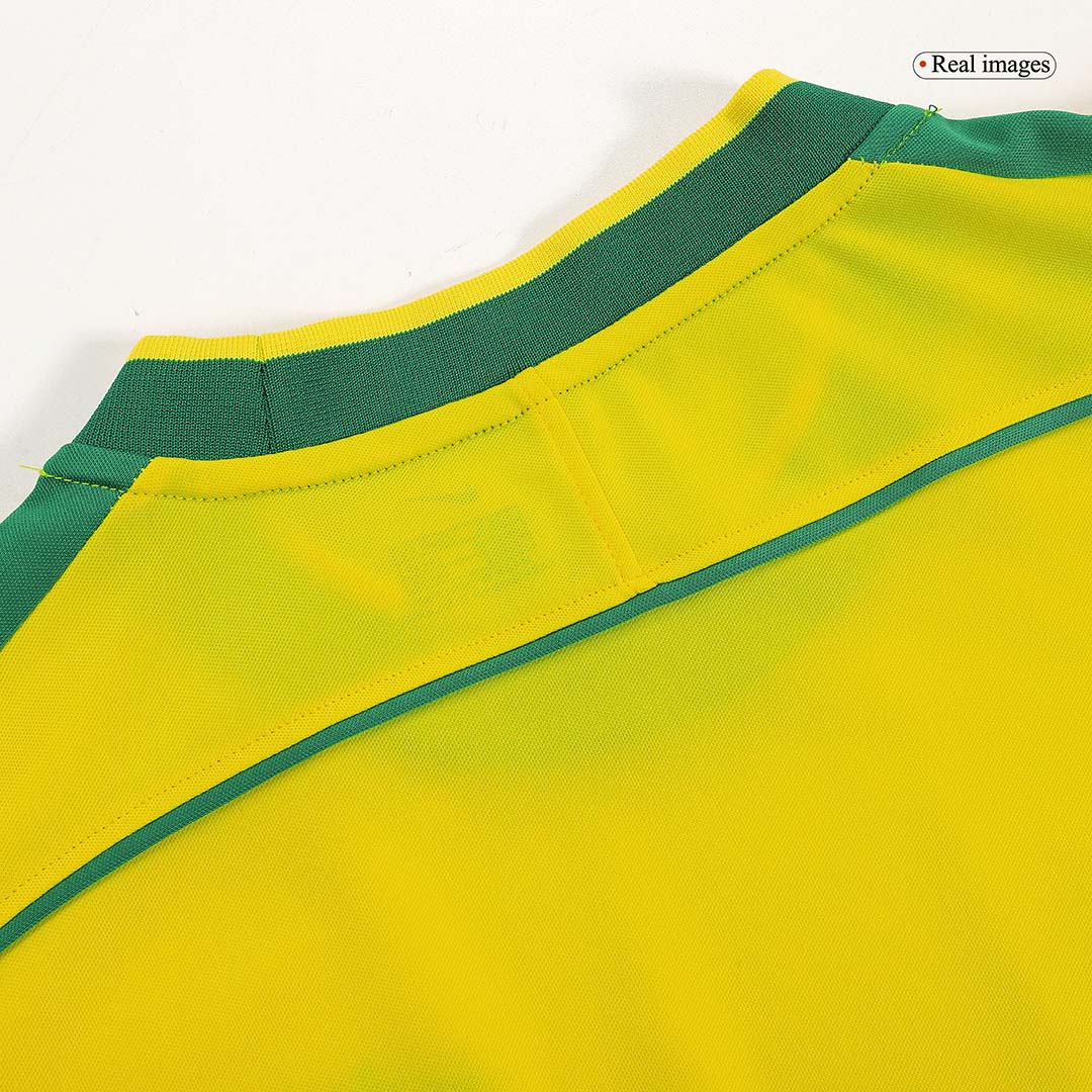 Retro Soccer Jersey Brazil Home 1998 - gogoalshop