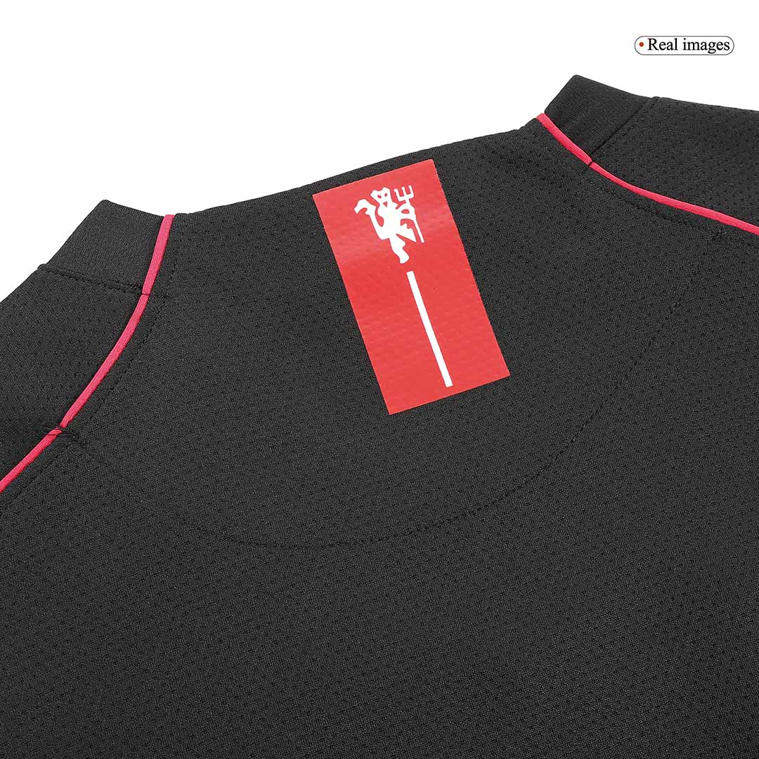 Retro Soccer Jersey Manchester United Away Long Sleeve 2007/08 - gogoalshop