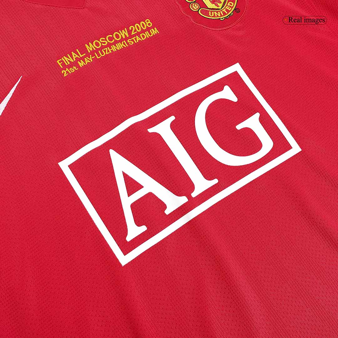 Retro Jersey Manchester United Home 2007/08 UCL - gogoalshop
