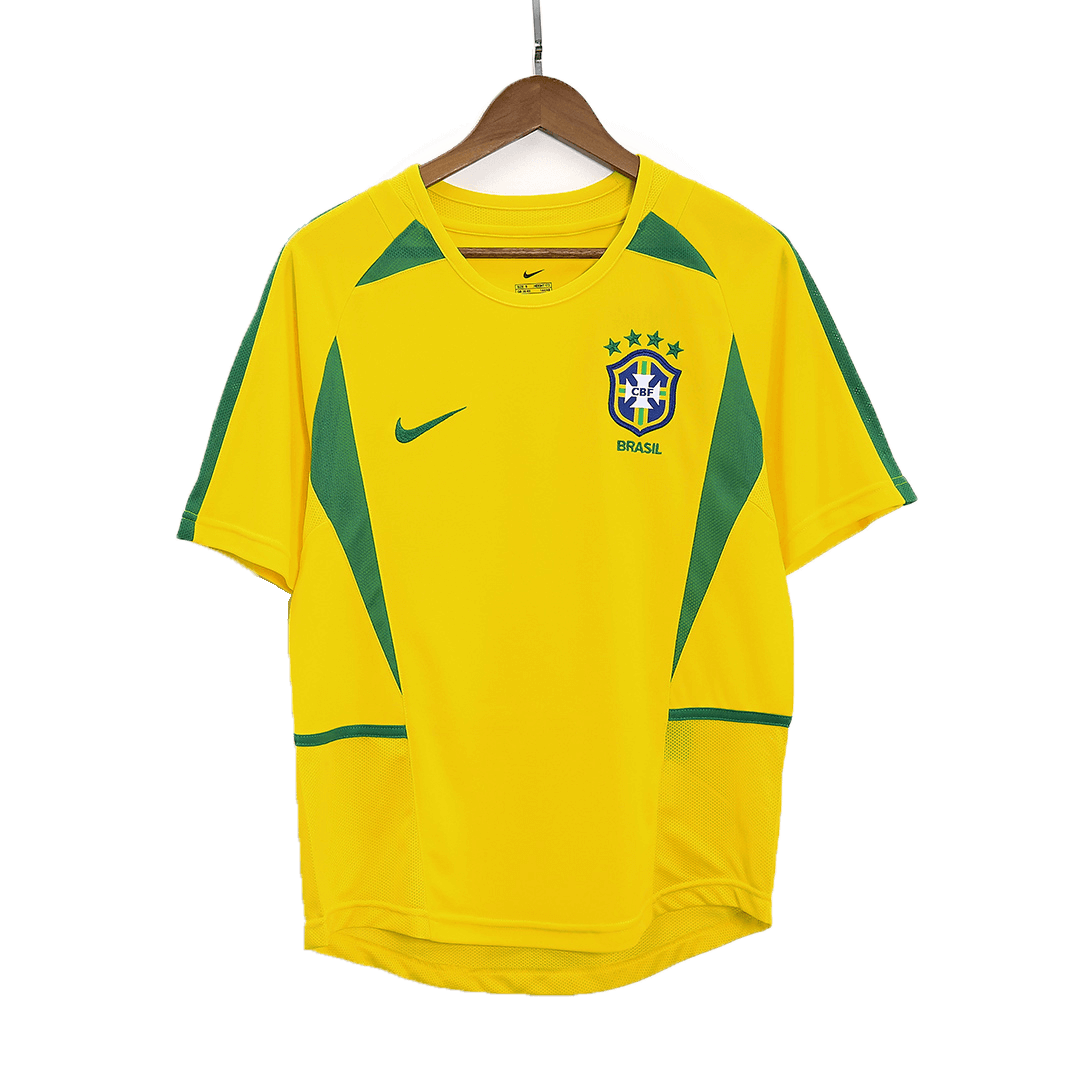 Retro Soccer Jersey Brazil Home 2002/03 - gogoalshop