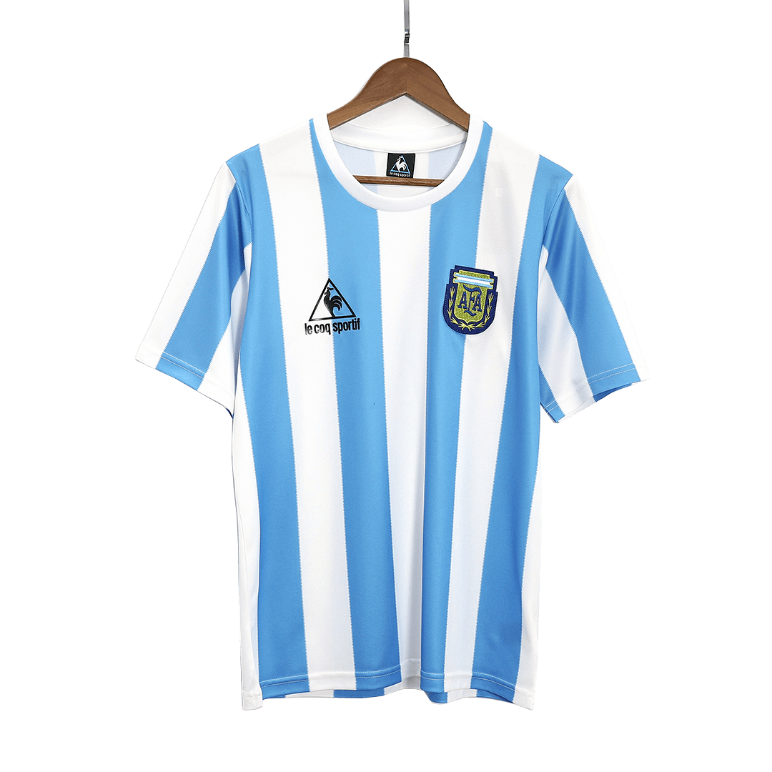 Football Jersey Argentina 1986 Shirt Football Shirts Le Coq