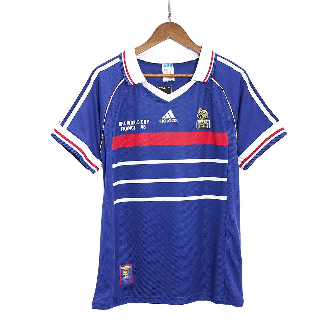 Retro Soccer Jersey France Home World Cup 1998 - gogoalshop