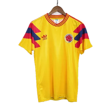 Vintage Soccer Jersey Colombia Home 1990 - gogoalshop