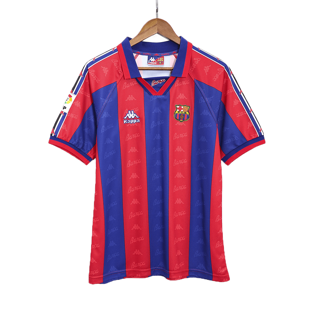 Vintage Soccer Jersey Barcelona Home 1996 97 Gogoalshop