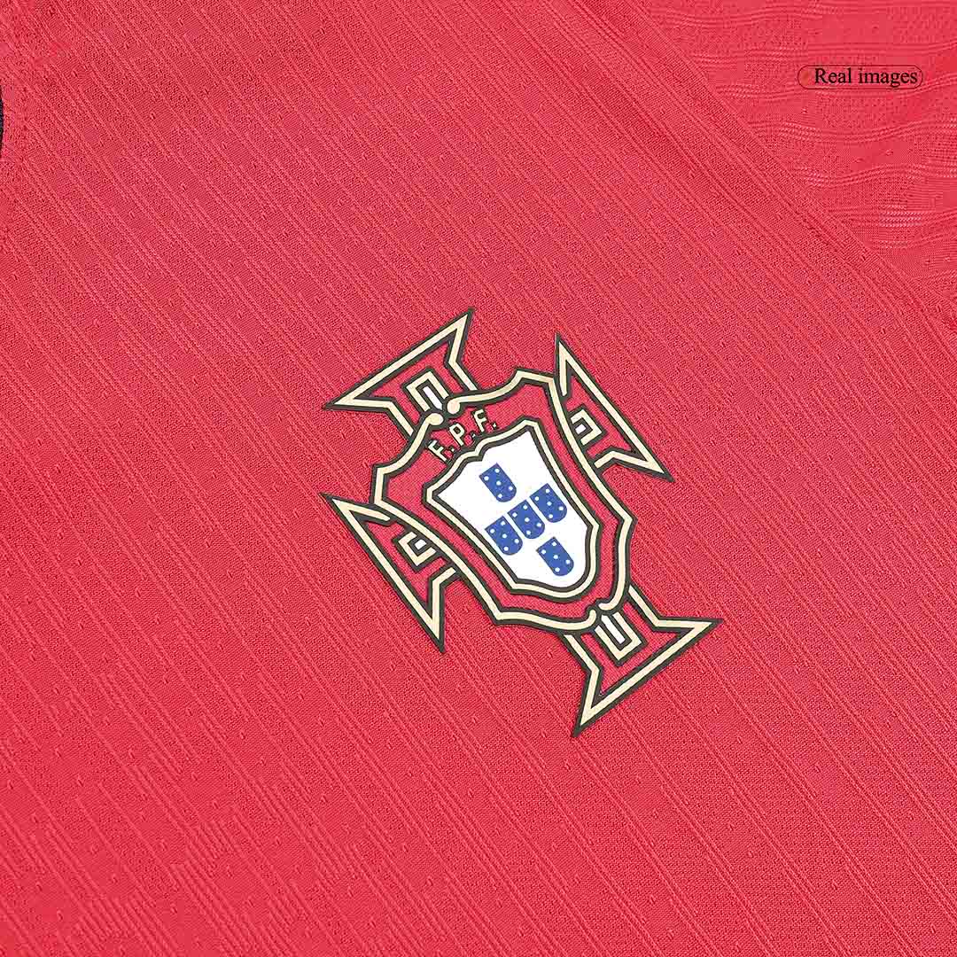 Portugal Home Authentic Soccer Jersey EURO - gogoalshop