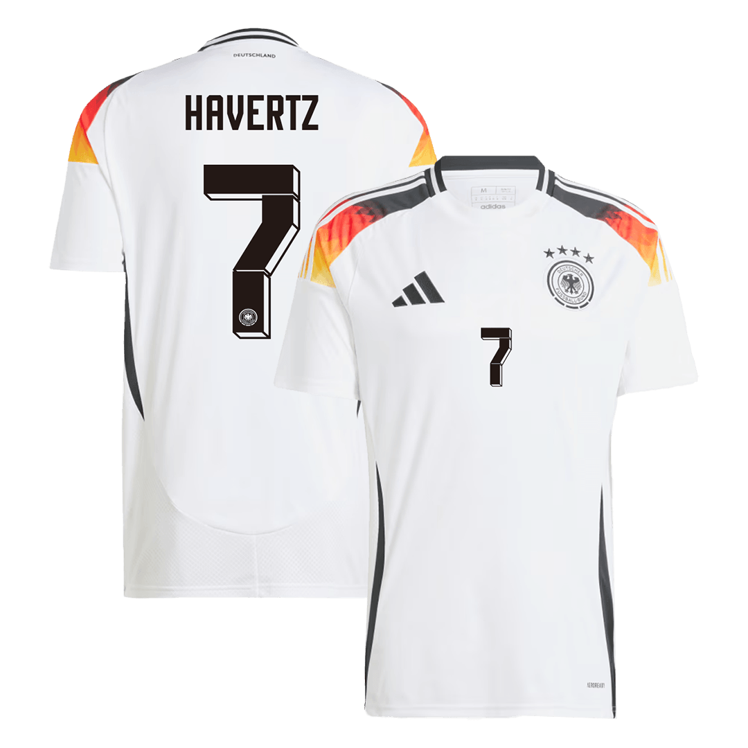 Germany Home 2022 World Cup Jersey Adidas White Havertz #7 M