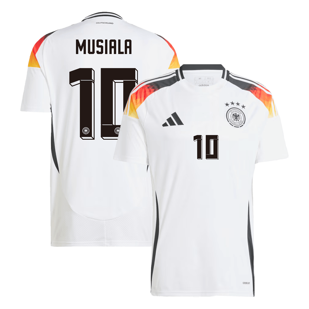MUSIALA #10 Germany Home Soccer Jersey EURO - gogoalshop
