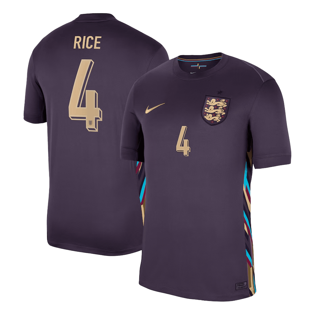 RICE #4 England Away Soccer Jersey - gogoalshop