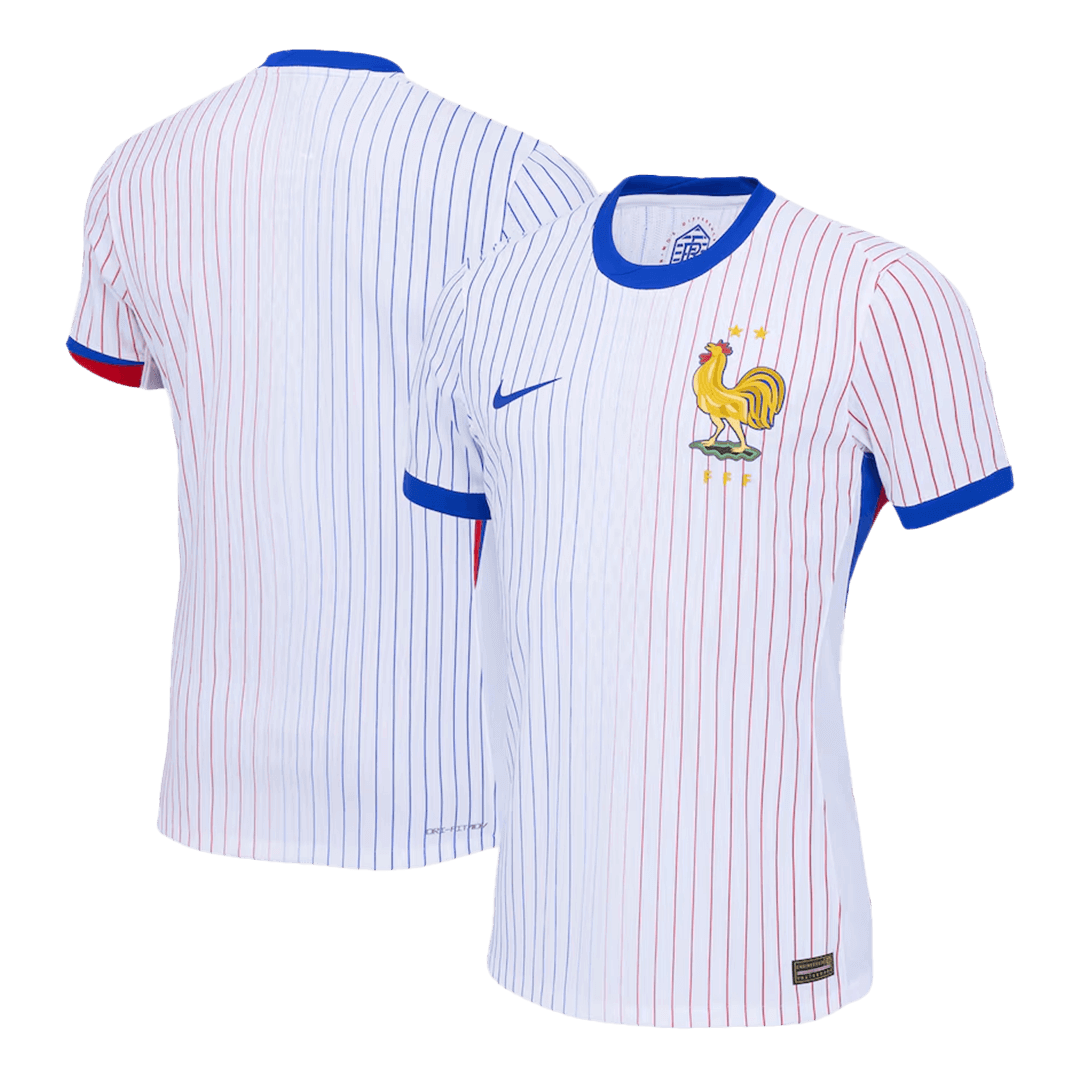 France Away Authentic Soccer Jersey EURO - gogoalshop