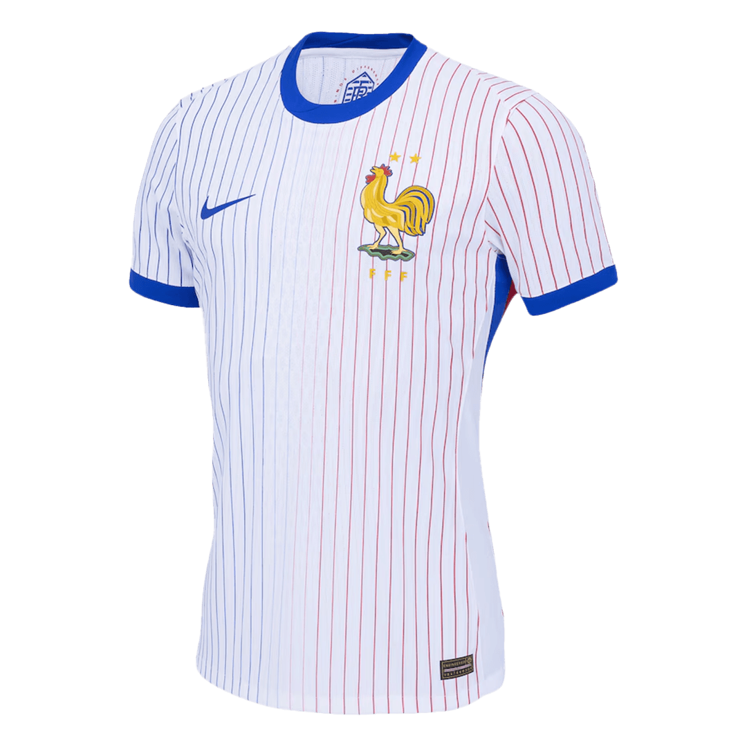 France Away Authentic Soccer Jersey EURO - gogoalshop