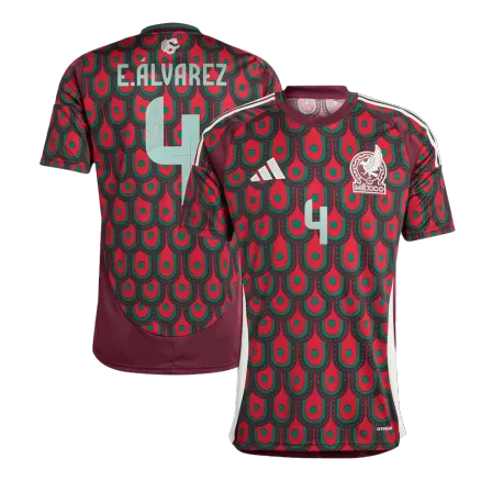 E.ÁLVAREZ #4 Mexico Home Soccer Jersey Copa America 2024 - gogoalshop